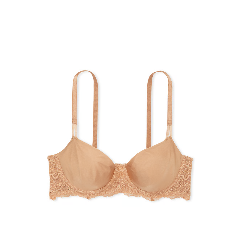 Бюстгальтер Wicked Unlined Smooth & Lace Bra Praline
