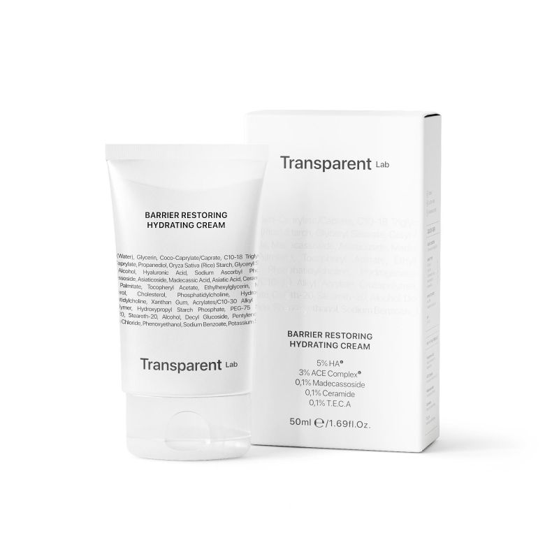 Ультразволожуючий крем для обличчя від Transparent Barrier Restoring Hydrating Cream