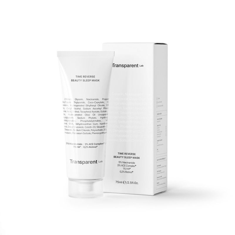 Нічна антивікова маска від Transparent Time Reverse Beauty Sleep Mask