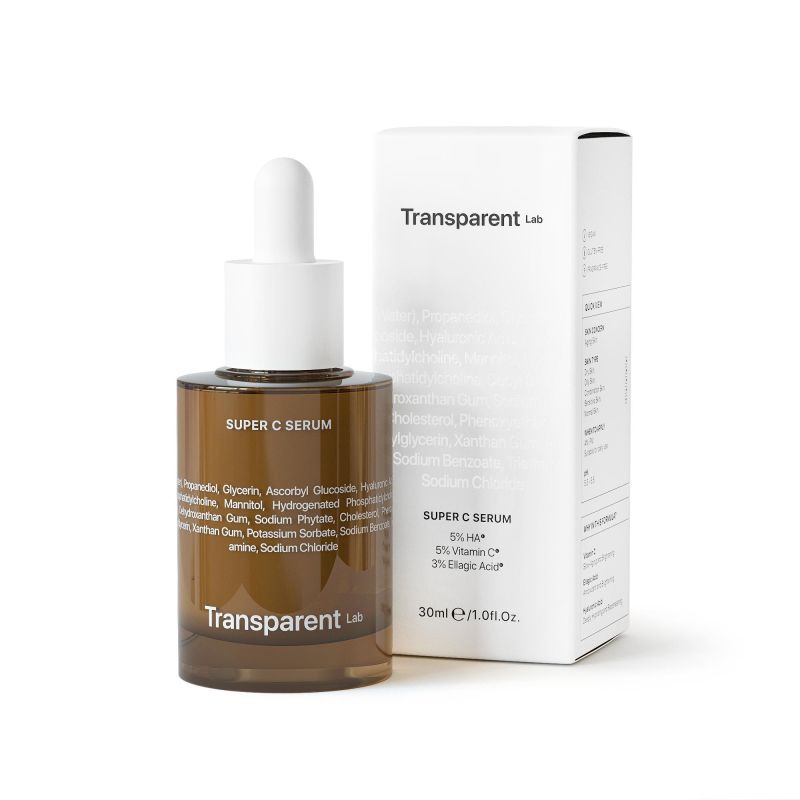 Сироватка для обличчя з віт С від Transparent Super C Serum