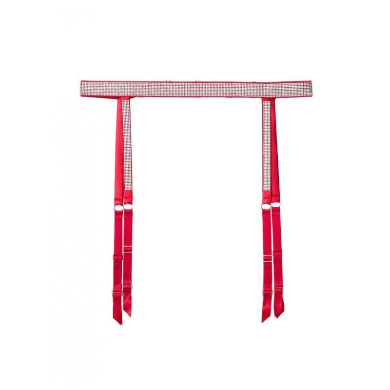 Пояс Very Sexy Shine Strap Garter Belt Red M\L