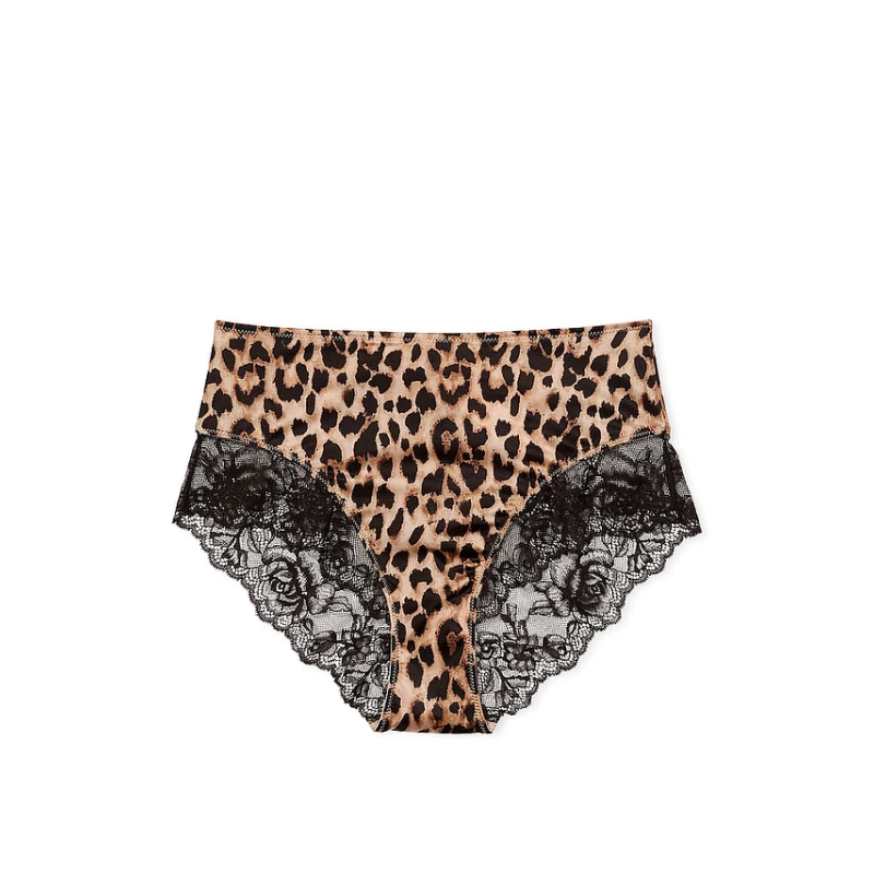Трусики Very Sexy Lace-Trim High-Waist Brief Panty Leopard VS