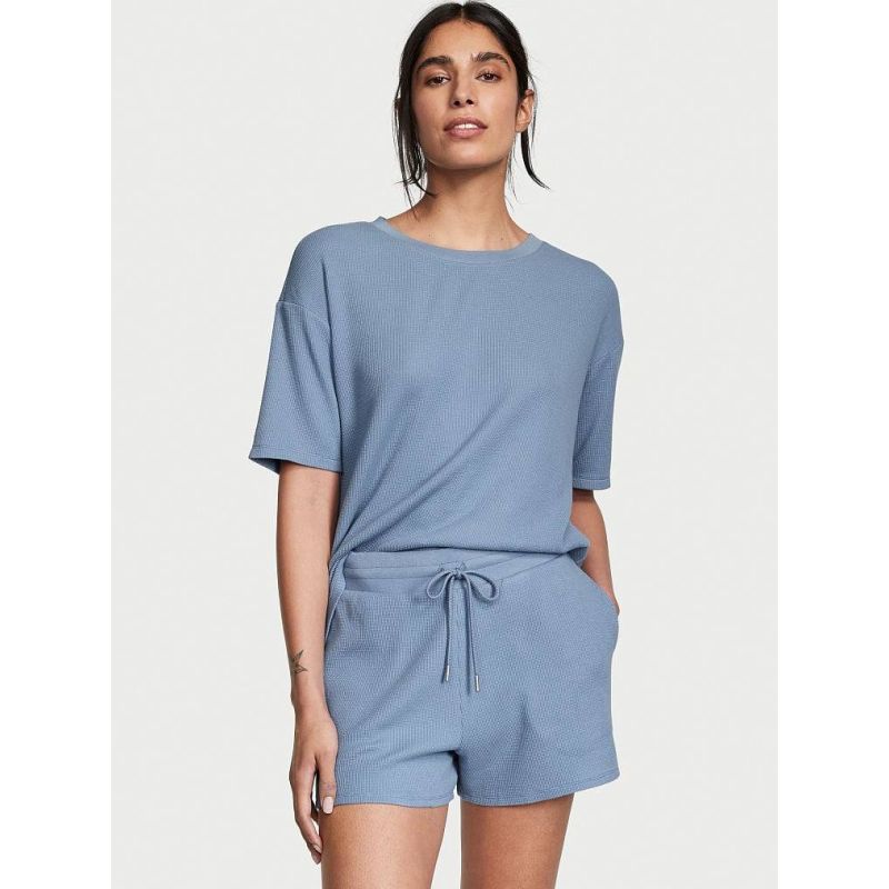 Піжама Thermal Short Pajama Set Faded Denim