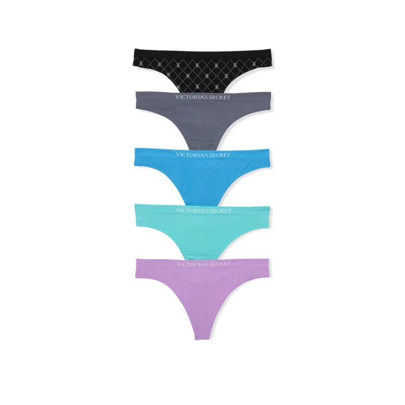 Набір трусиків 5-Pack Seamless Thong Panties Multi