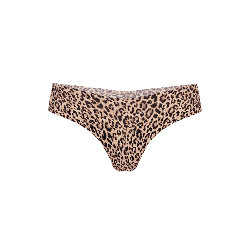 Трусики No-show Thong Panty Natural Leopard