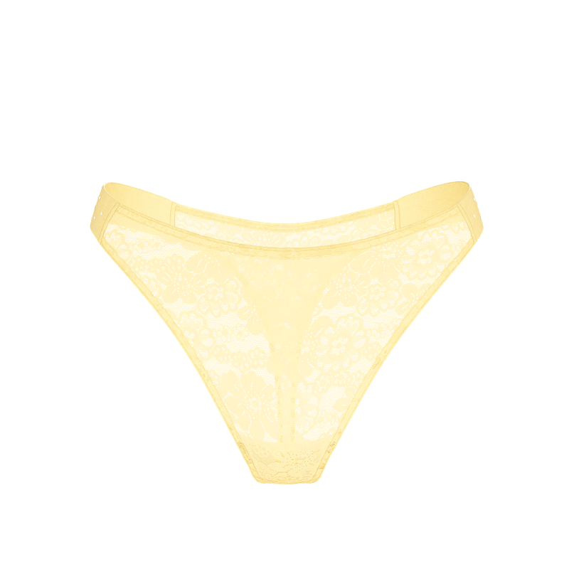 Трусики Logo Scoop Thong Panty Yellow