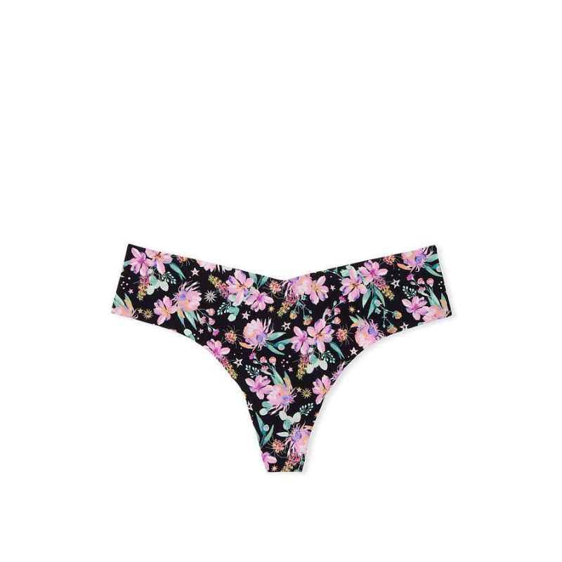 Трусики No-show Thong Panty Flowers