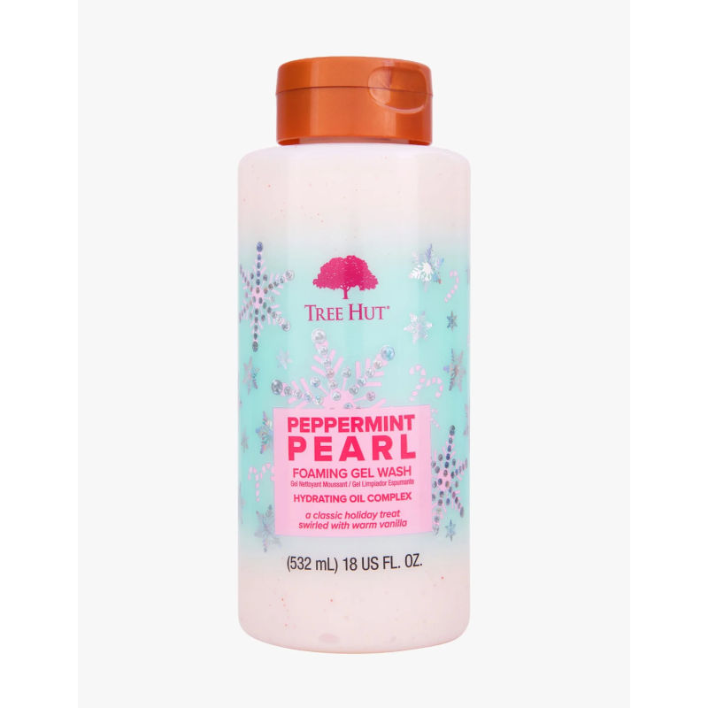 Гель для душу Peppermint Pearl Sparkling Gel Wash від Tree Hut