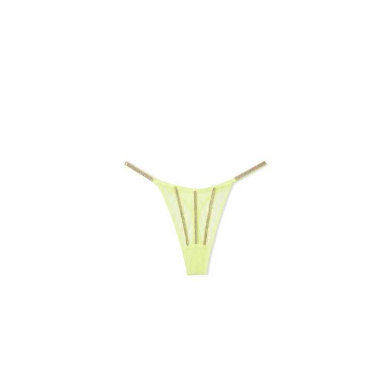 Трусики Sheer Shine Thong Panty Citron Glow