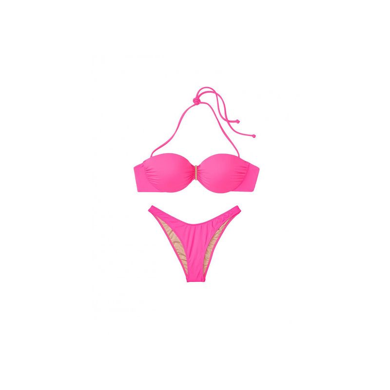 Купальник Ventanas Bandeau Push-Up Shocking Pink 36B+M