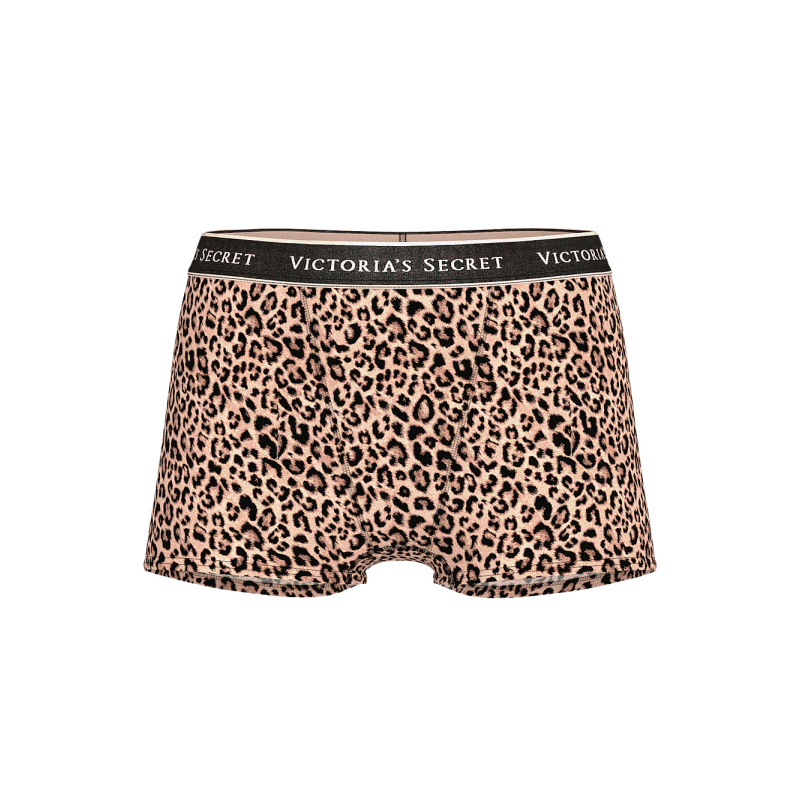 Трусики Logo Cotton High-Waist Boyshort Panty Leo