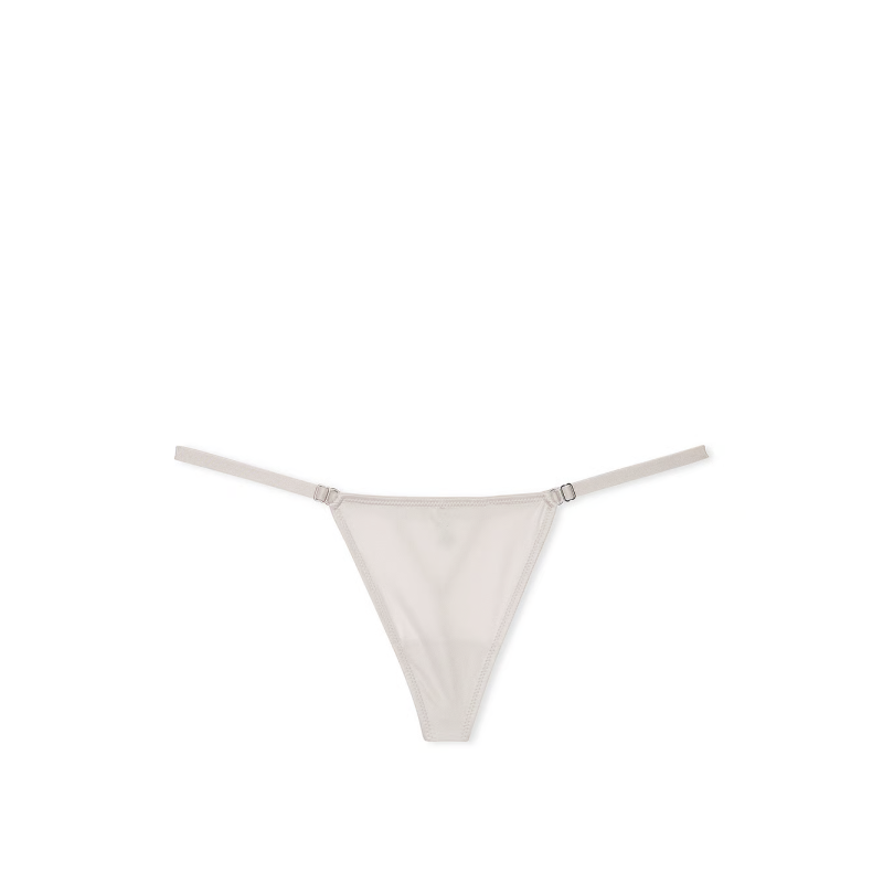 Трусики Very Sexy Starstruck Hardware Adjustable V-String Panty Grey