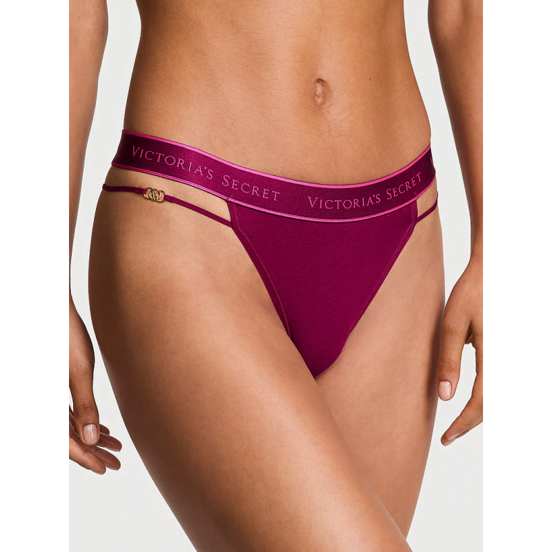 Трусики Logo Cotton Strappy Thong Panty Fresh Jam VS