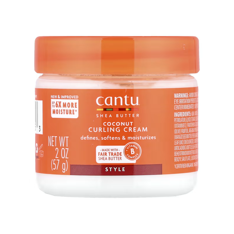 Крем кокосовий для кучерявого волосся Cococnut Curling Cream Cantu