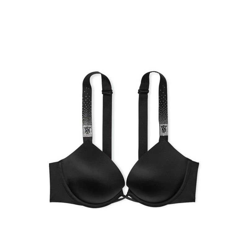 Бюстгальтер Very Sexy Bombshell Add-2-Cups Scattered Shine Strap Push-Up Bra Black