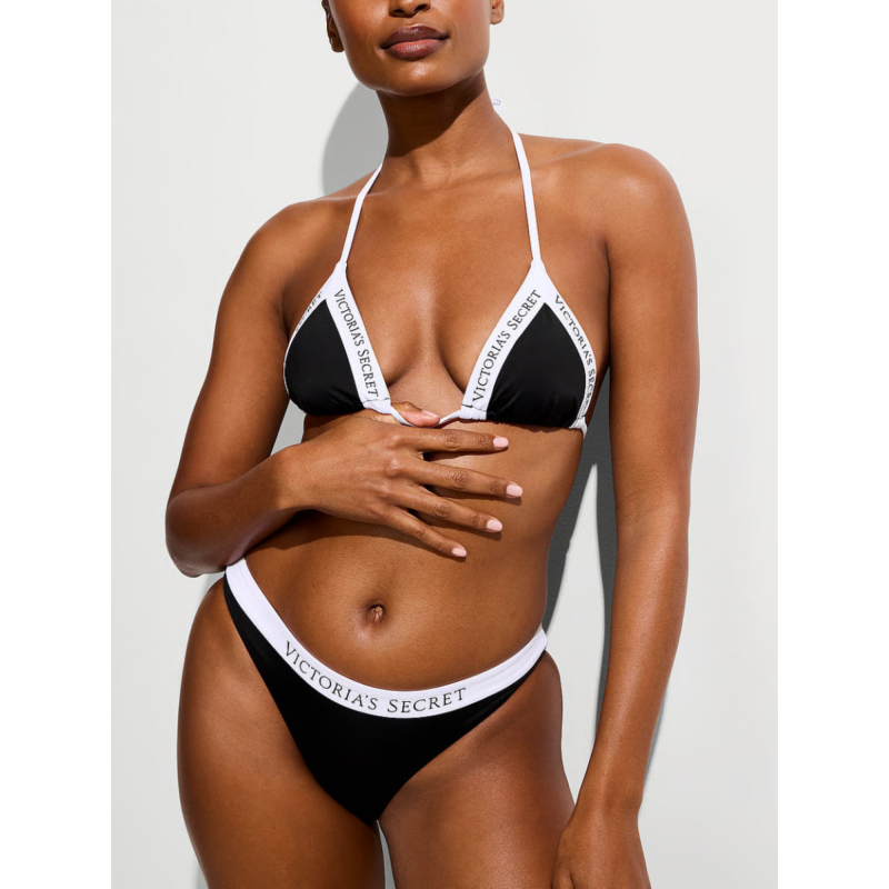 Купальник VS Iconic Triangle Top & Bikini Bottom Black