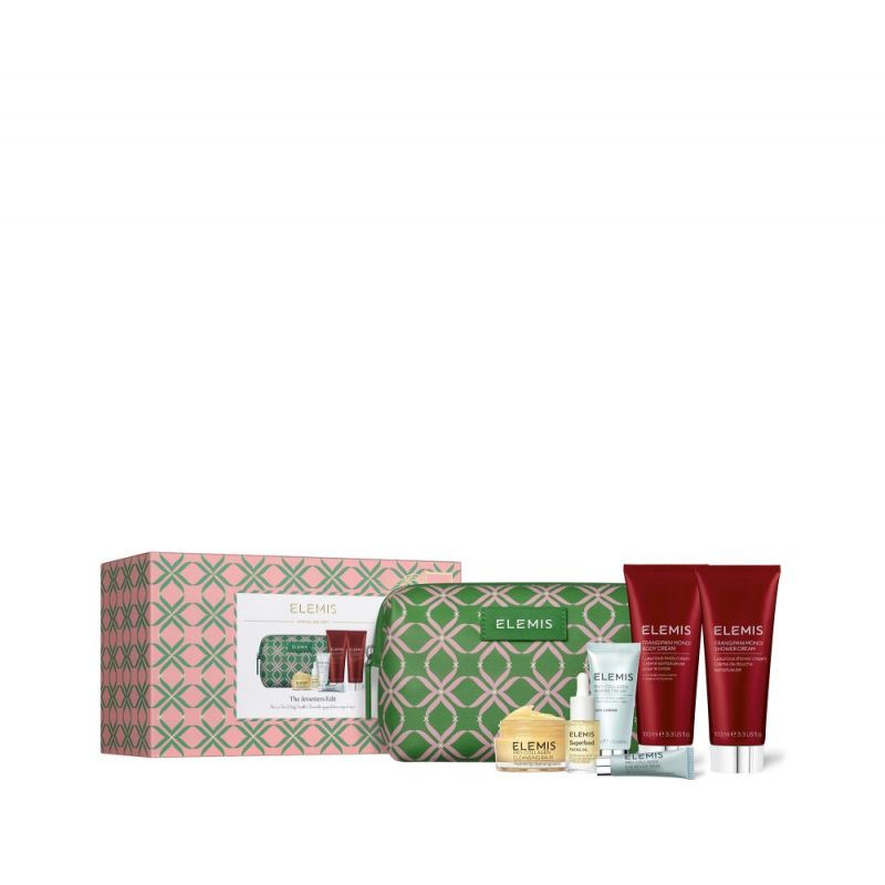 Колекція бестселерів для обличчя та тіла у люкс косметичці The Jetsetters Edit Elemis