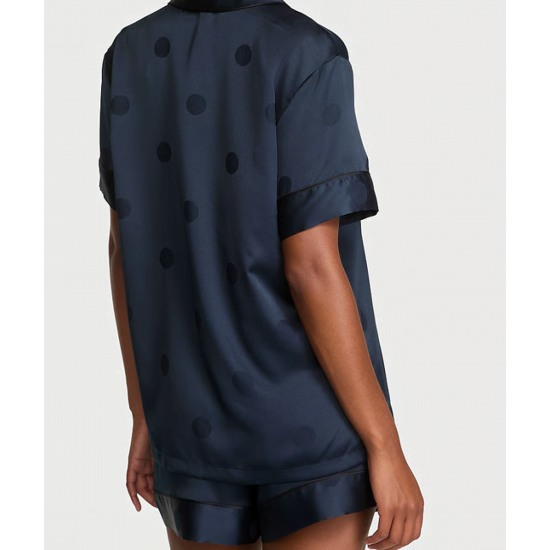 Піжама сатинова Glazed Satin Short Pajama Set Twilight Jacquard VS