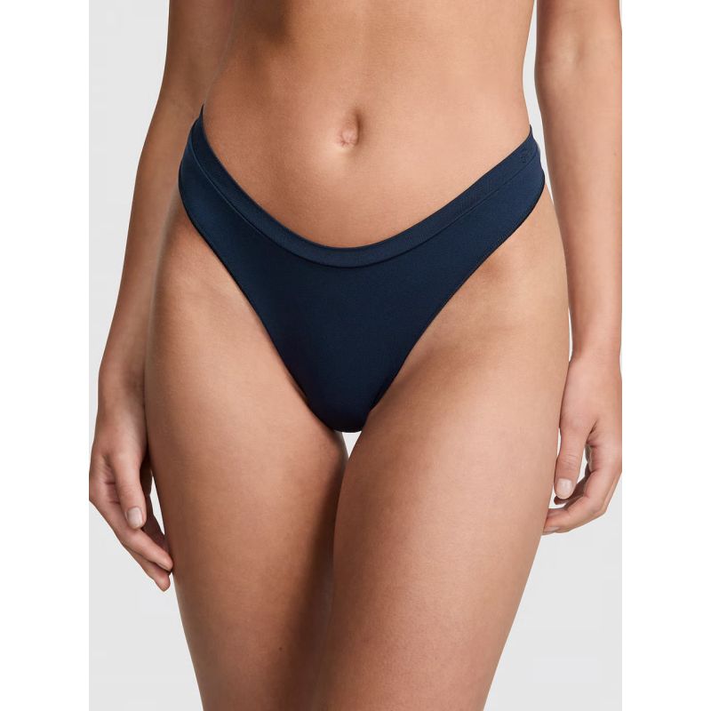 Трусики Seamless High-Leg Thong Panty Noir Navy