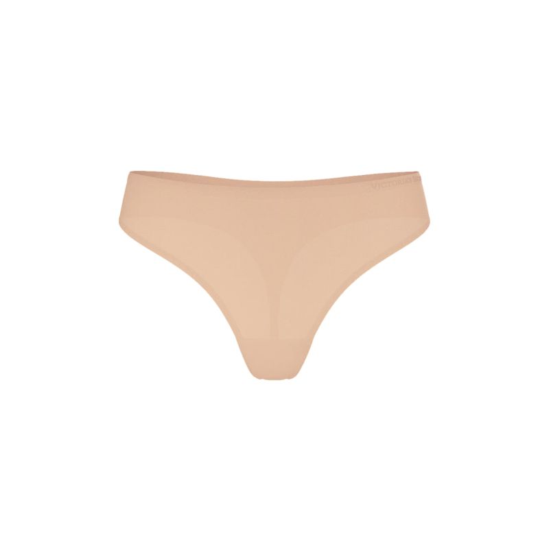 Трусики Body by Victoria Flex Mid-Rise Thong Panty Praline