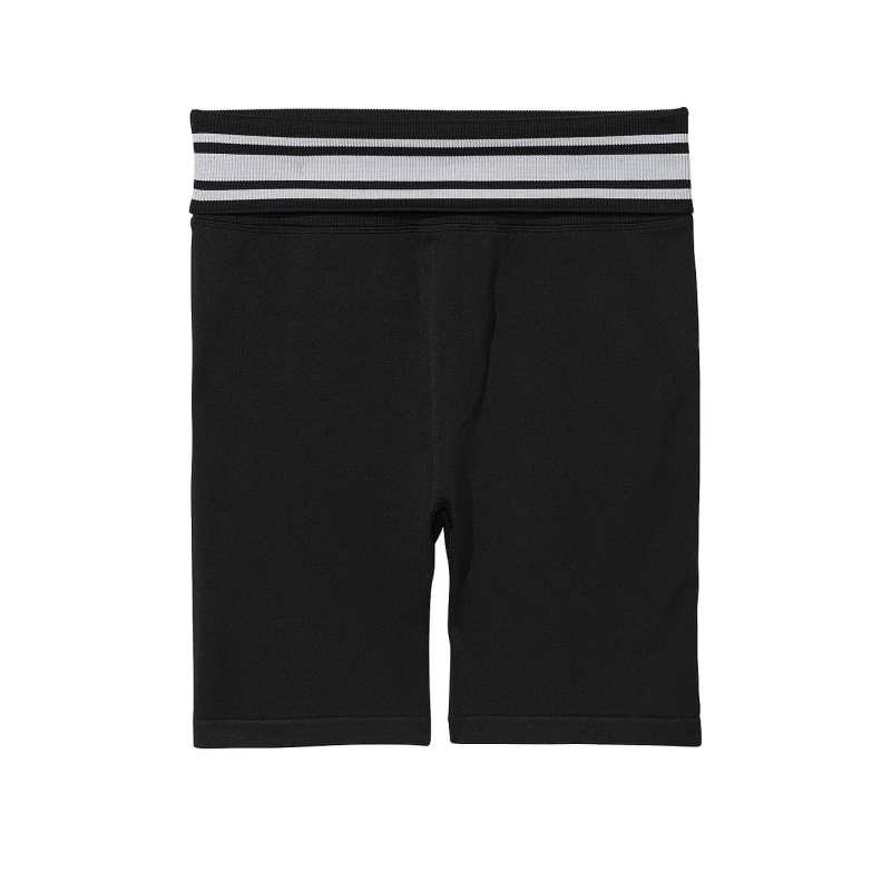 Спортивні шорти PINK Flip It Seamless Foldover Shorts Black