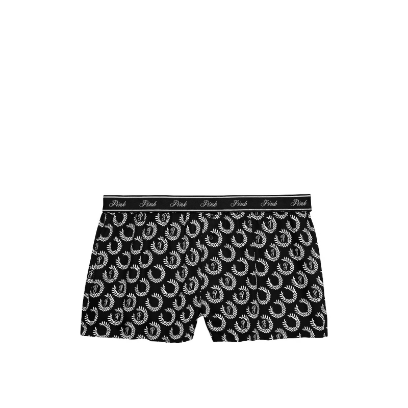 Шорти PINK TENCEL™ Boxy Pajama Shorts Black