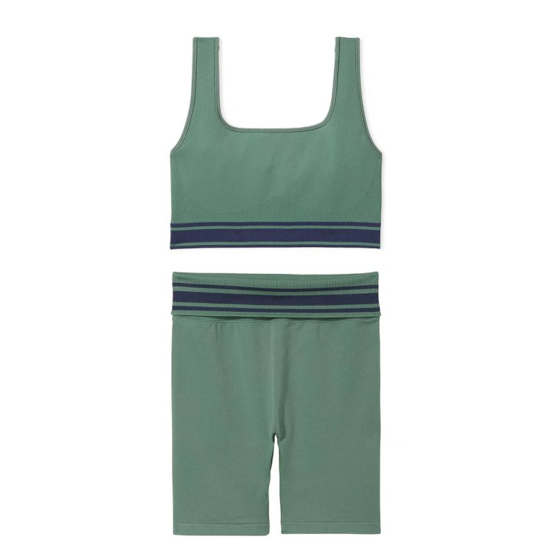 Комплект для спорту PINK Flip It Seamless Foldover Fresh Forest