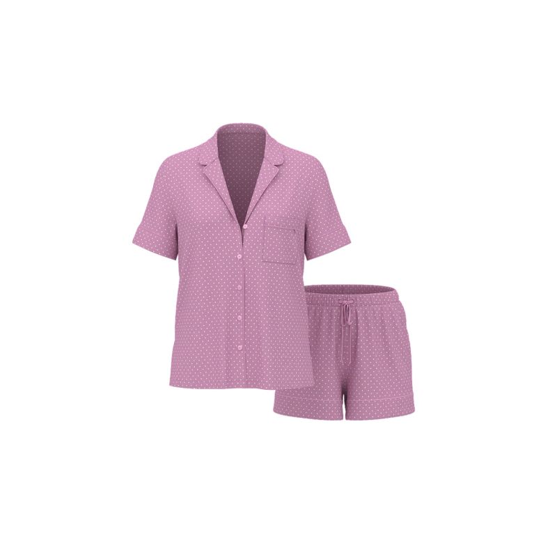 Піжама Modal Short Pajama Set Bikini Pink Dots
