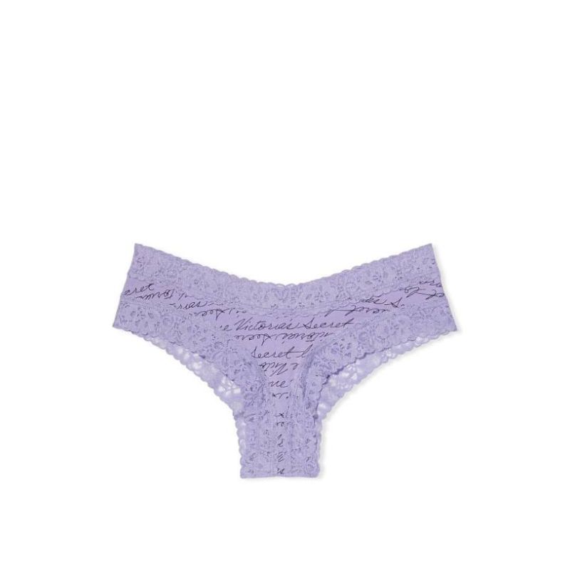 Жіночі трусики Lace Waist Cotton Cheeky Purple