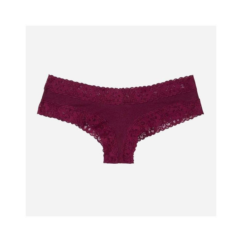 Жіночі трусики Lace Waist Cotton Cheeky Kir