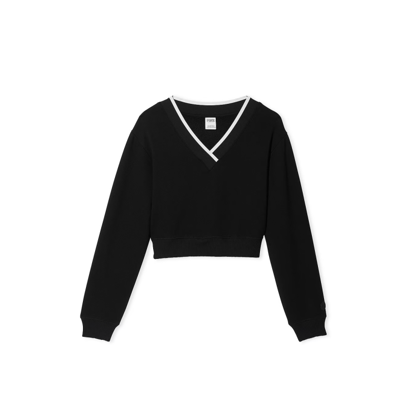 Светр Premium Fleece V-Neck Pullover чорний