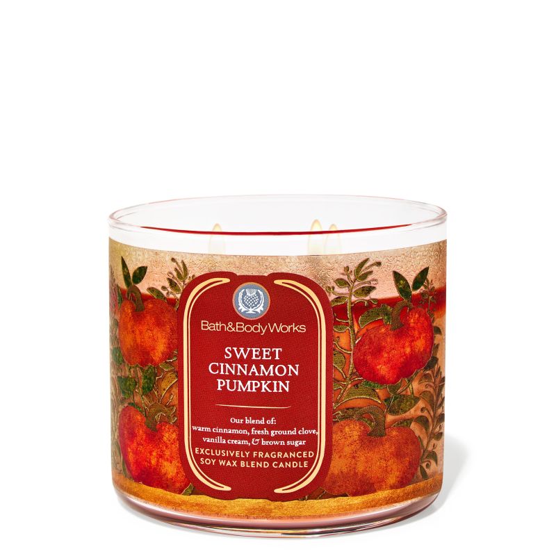 Ароматизована свічка Sweat Cinnamon Pumpkin 3-Wick Candle