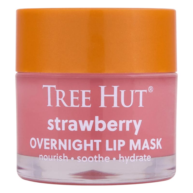 Нічна маска для губ Strawberry Overnight Lip Mask Tree Hut