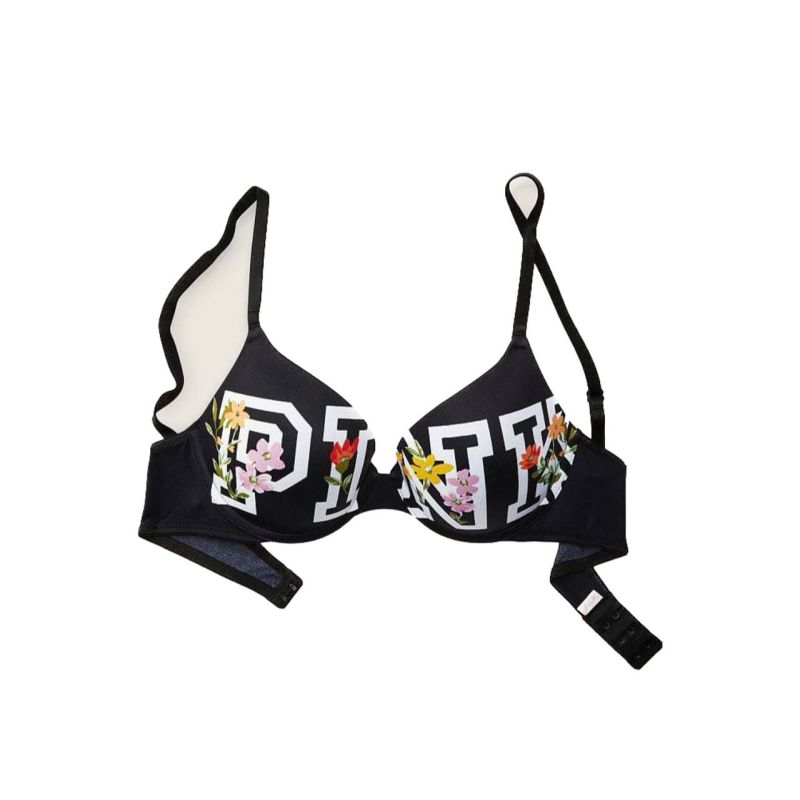 Бюстгальтер Wear Everywear Push-Up Bra White Pure Black Logo