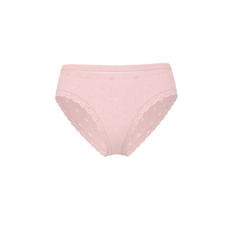 Трусики Seamless Pointelle High-Leg Brief Panty Angel Pink