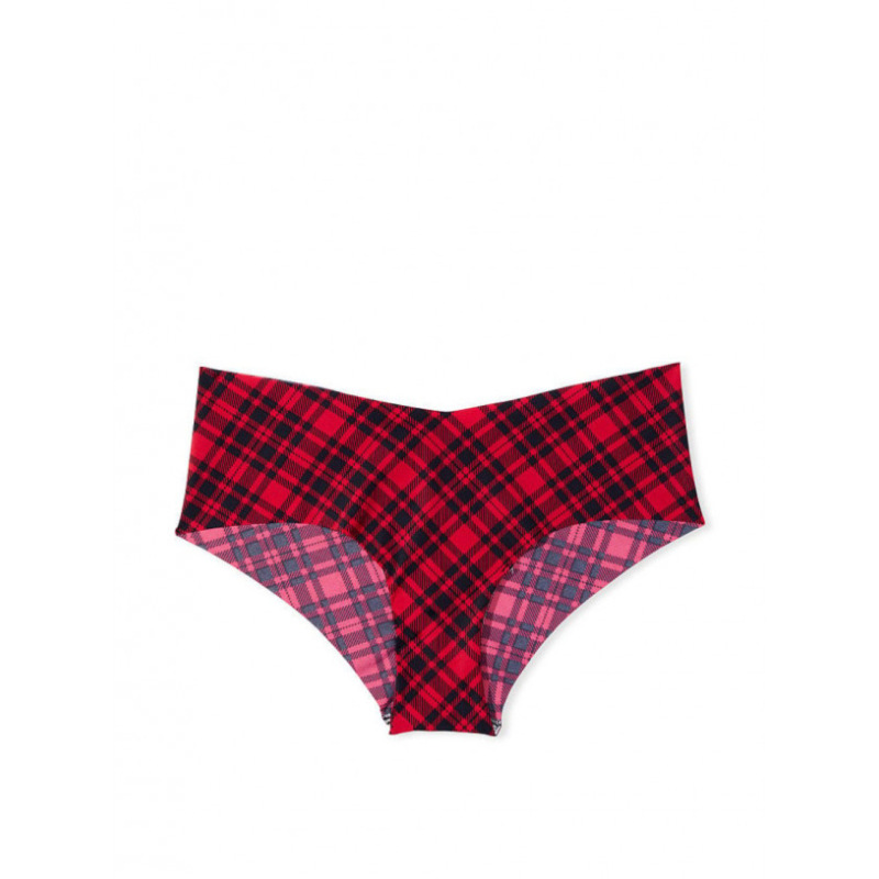 Жіночі трусики No-show Cheeky Panty Red Plaid