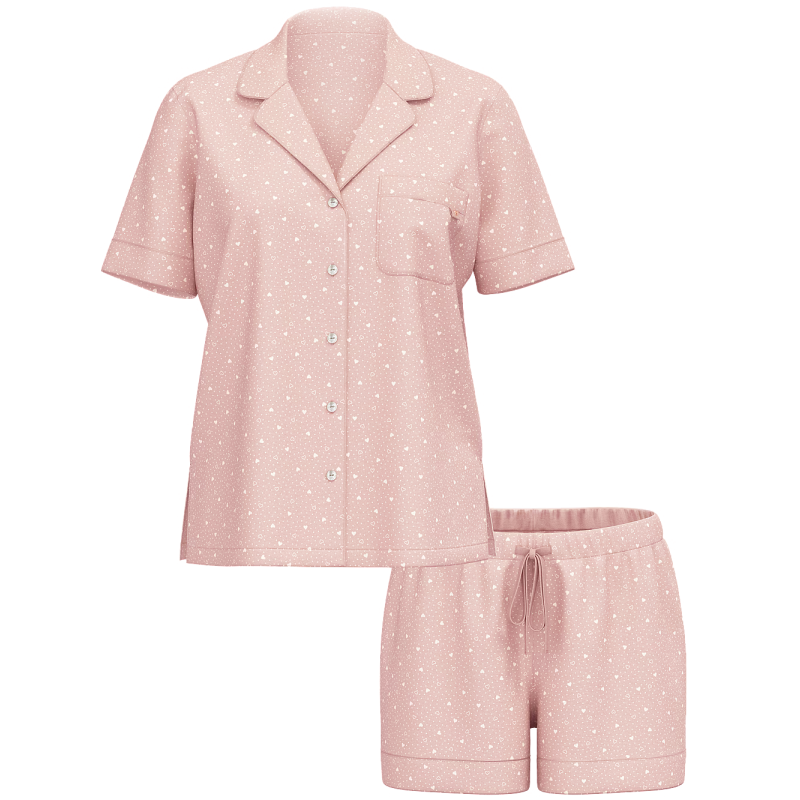 Піжама Modal Short Pajama Set Pink Zinc Shimmer