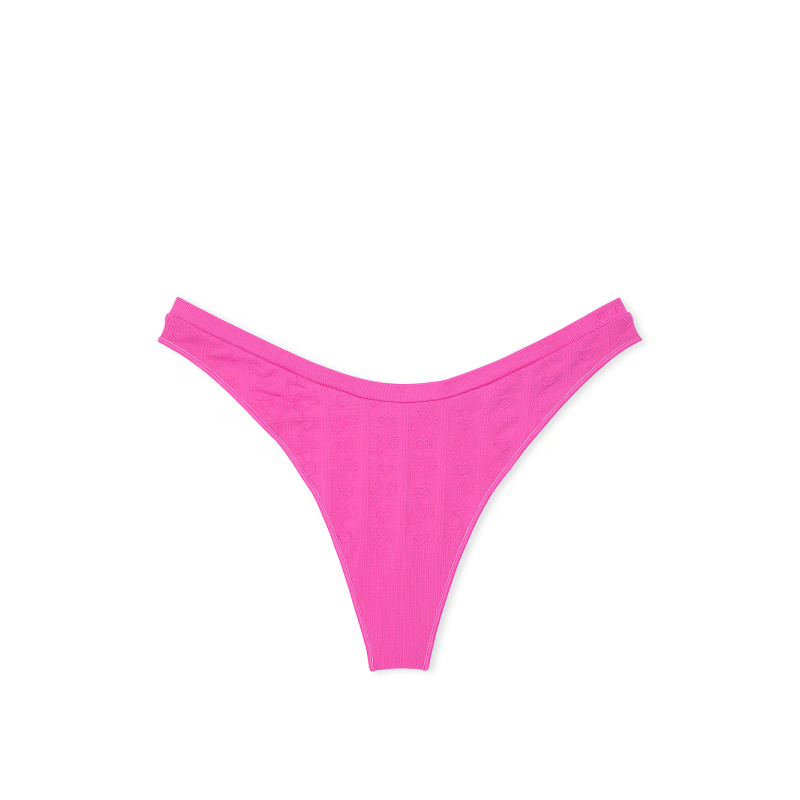 Трусики Seamless High-Leg Thong Panty Pink Gossip