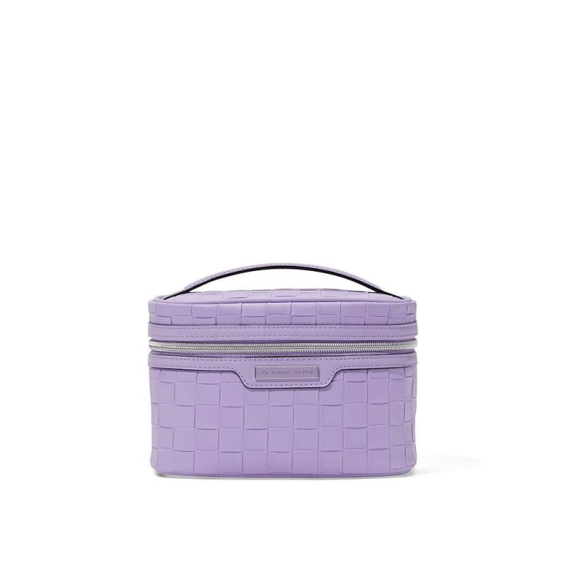 Косметичка Mini Express Train Case Lilac Woven
