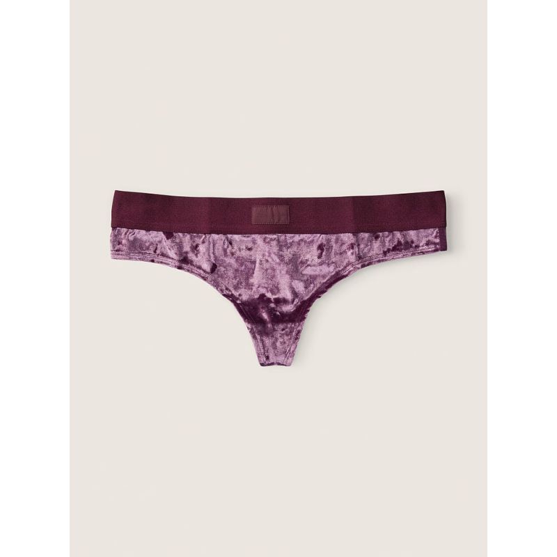 Трусики Velvet Thong Rich Maroon