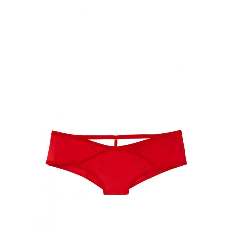 Жіночі трусики Very Sexy Strappy Ring Hardware Cheeky Panty Red