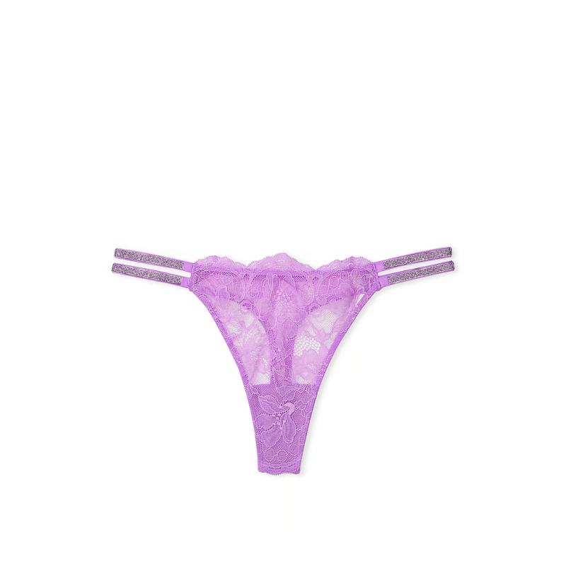 Трусики Shine Strap Thong Panty Purple Paradise