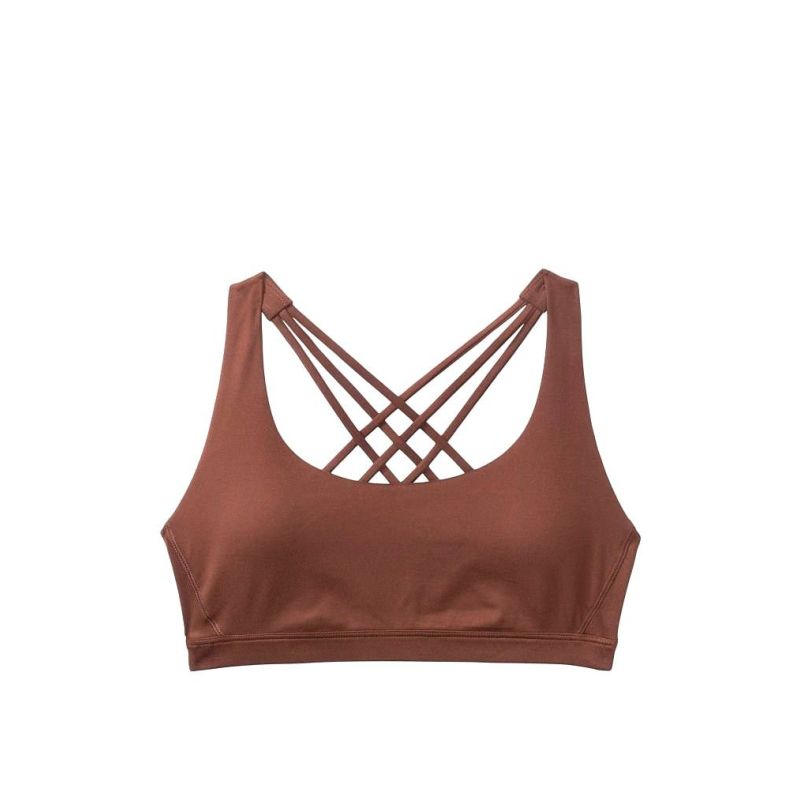 Спортивний топ Strappy Back Light Impact Sports Bra Brown