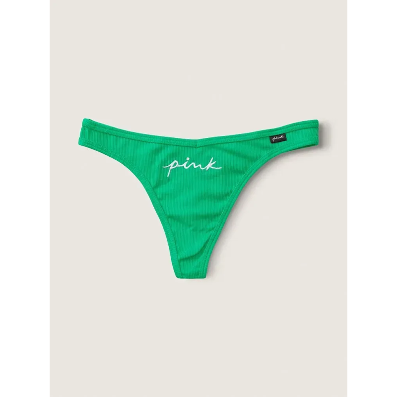 Трусики Cotton Thong Underwear PINK Green