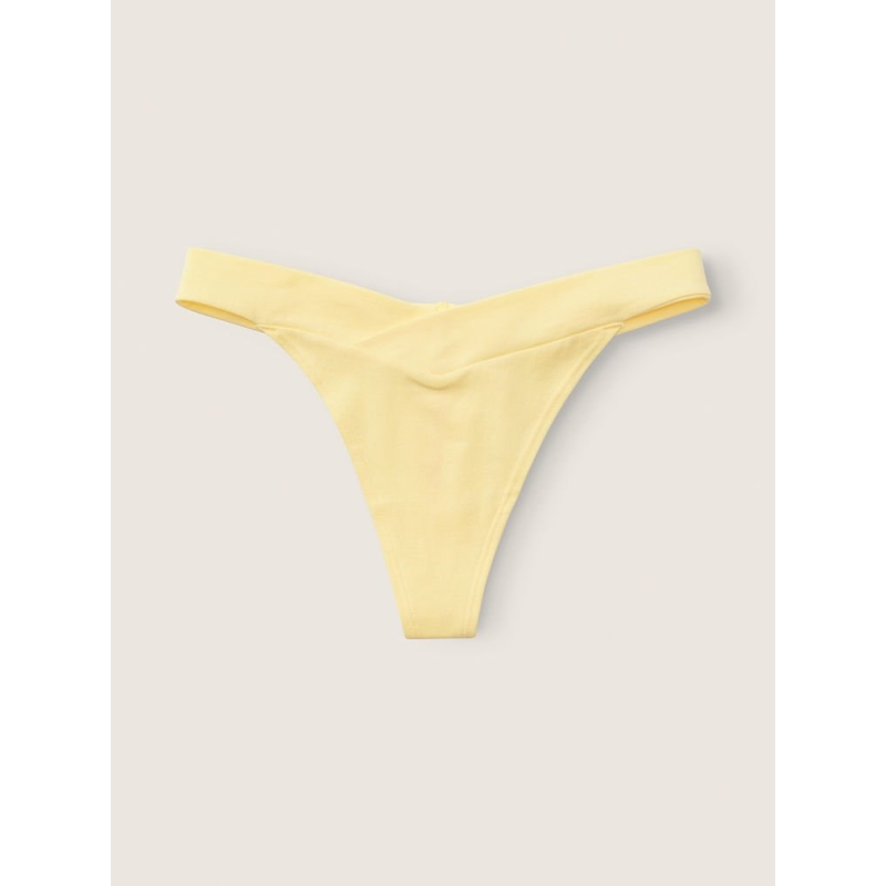 Трусики Cotton Thong Underwear PINK Yellow