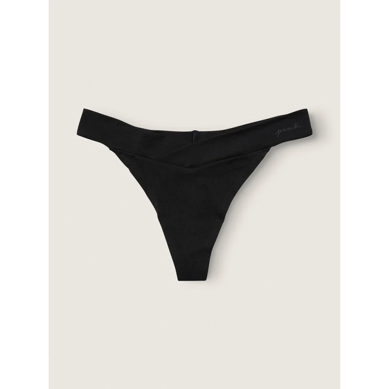 Трусики Cotton Thong Underwear PINK Black