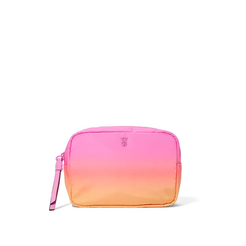 Косметичка Travel Makeup Bag Pink Ombre