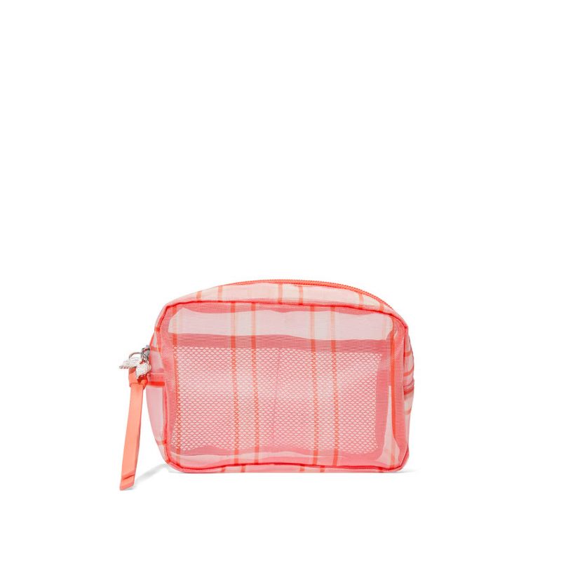 Косметичка Travel Makeup Bag Coral Mesh