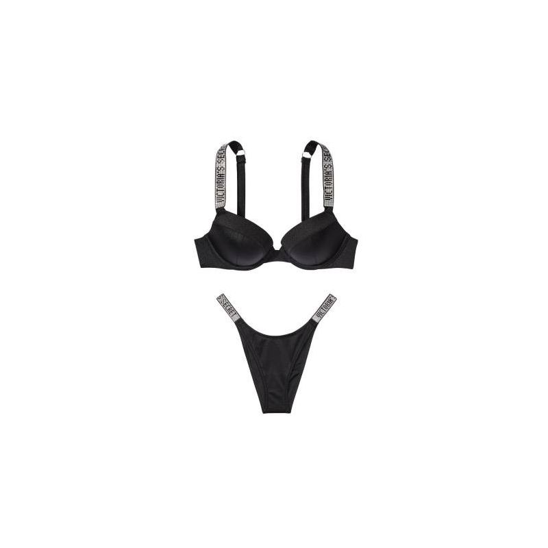 Купальник Swim Shine Strap Sexy Tee Push-Up Black