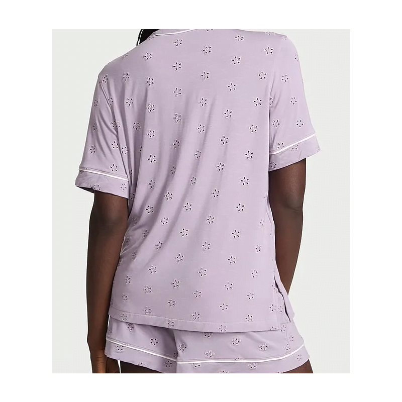 Піжама Modal Soft Eyelet Short Pajama Set Purple VS